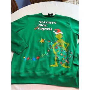 Dr. Seuss The Grinch Light Up Christmas Sweater Plus Size 2XL